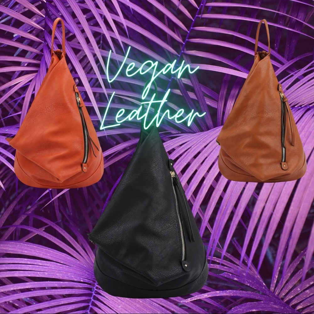 Vegan Leather Backpack